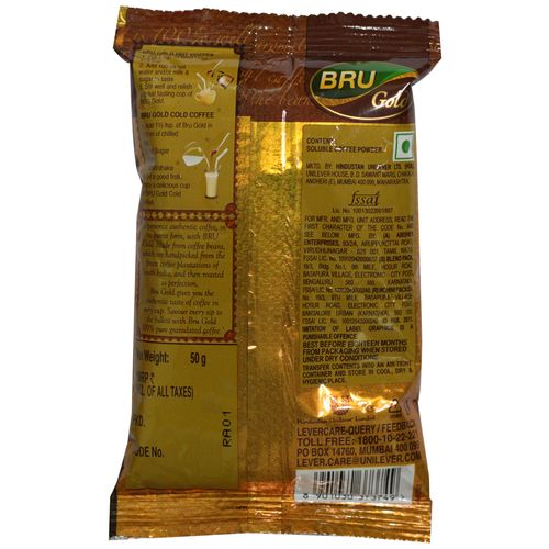 Bru Instant Coffee - Gold, 50 g Pouch