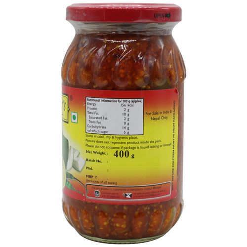 Mother's Recipe Pickle - Mixed, 400 g Jar