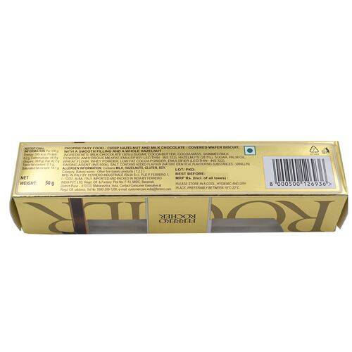 Ferrero Rocher - 4 Pralines Perfect Little Treat, 50 g Carton