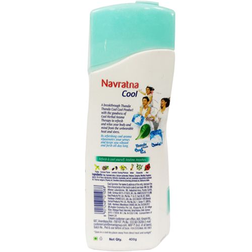 Navratna Cool Active Deo Talc , 400 g