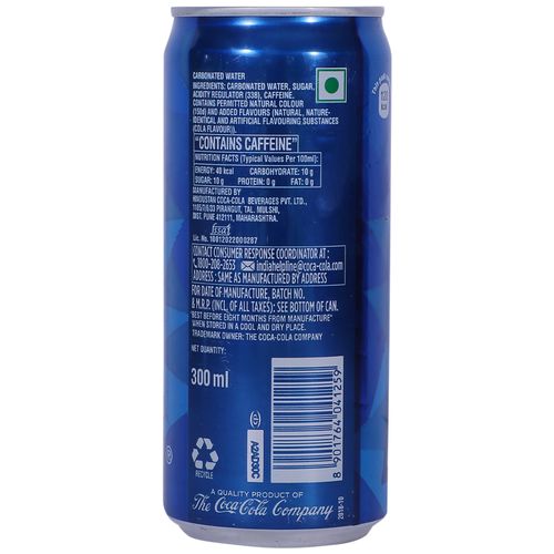 Thums Up Soft Drink, 300 ml Can