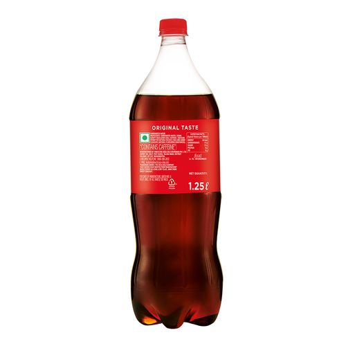 Coca Cola Soft Drink, 1.25 L Bottle