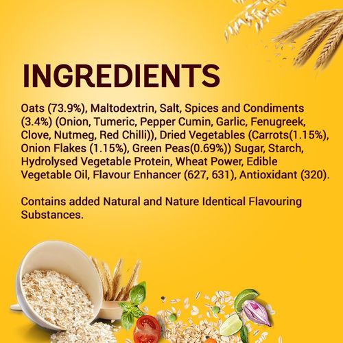 Saffola Masala Oats - Classic Masala, 2x500 g Multipack