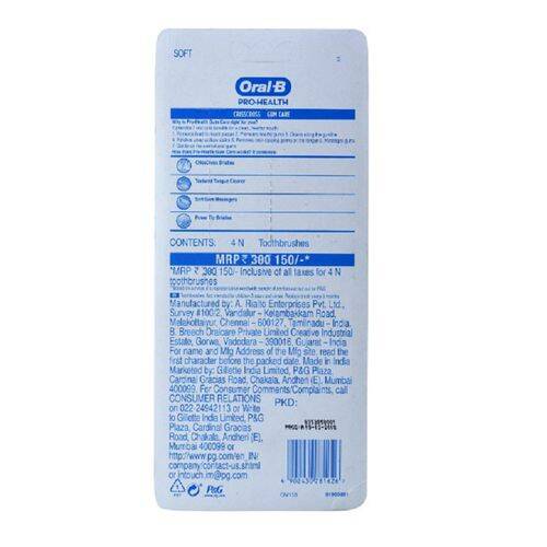  Oral-B Tooth Brush Pro Health - Gum Care (Soft), Combi Buy 2 & Get 1 Free