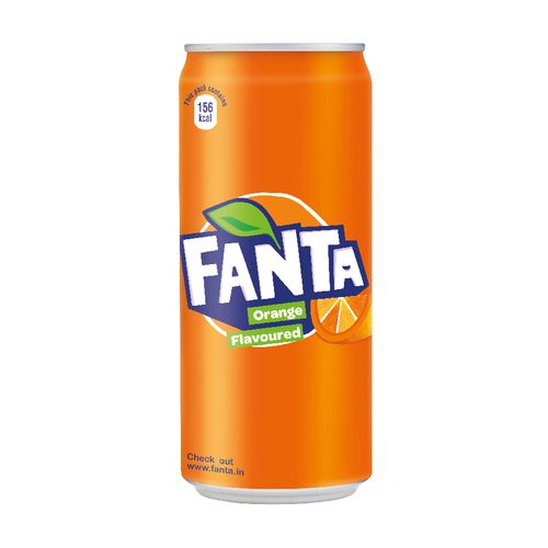 Fanta Soft Drink - Orange Flavoured , 300 ml Can