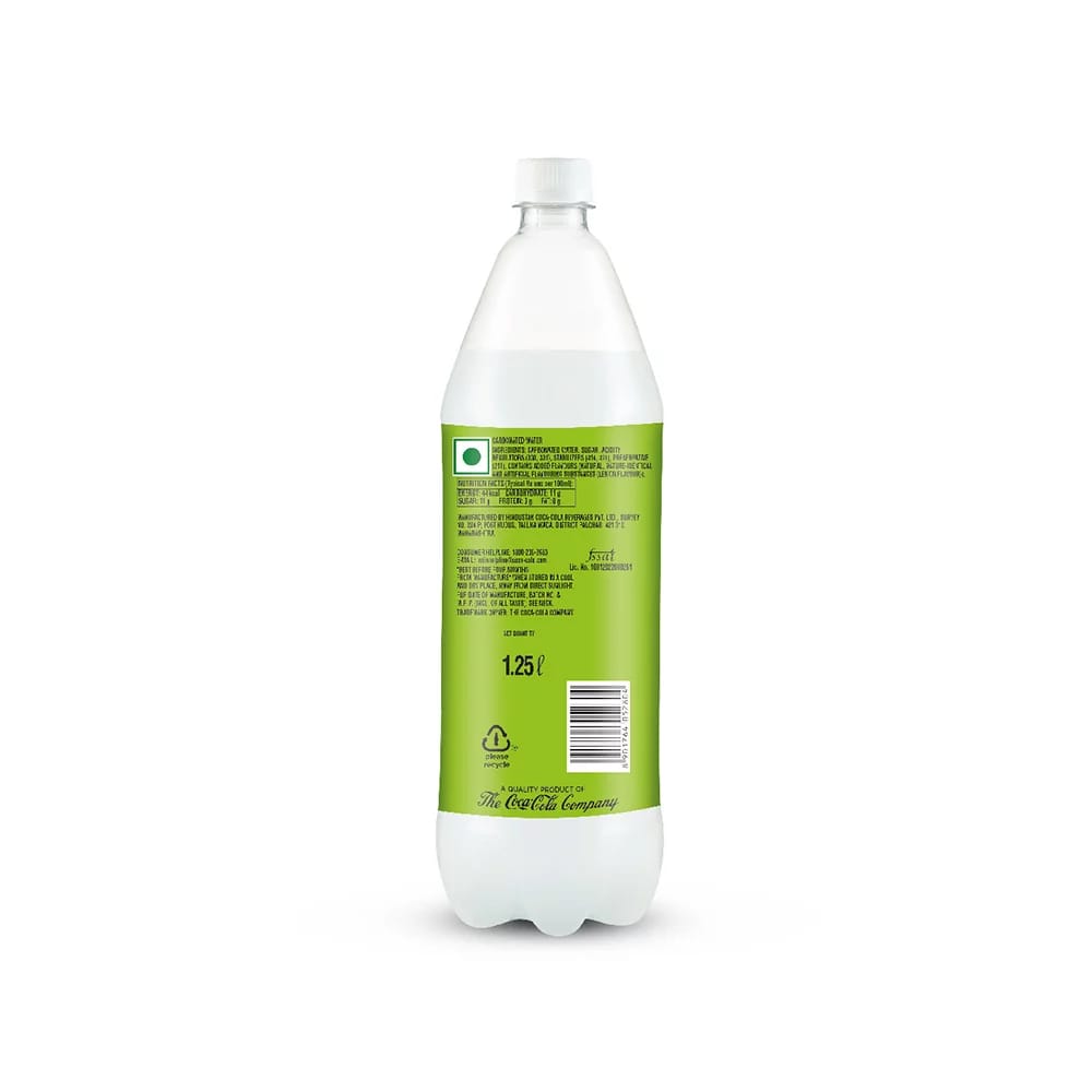 Limca Soft Drink - Lemon & Lime Flavoured, 1.25 L  Bottle