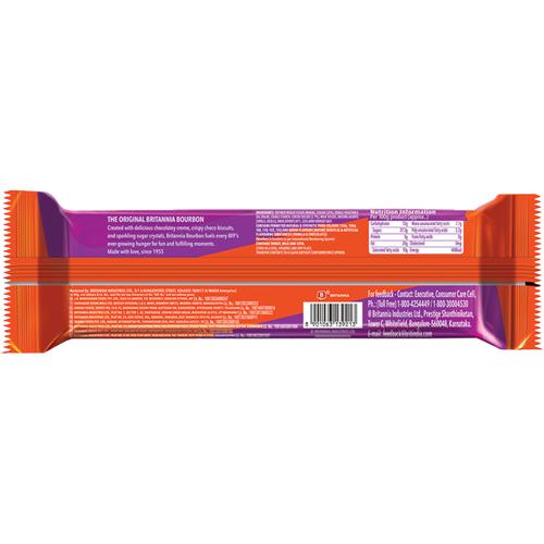 Britannia Bourbon Chocolate Cream Biscuits, 150 g