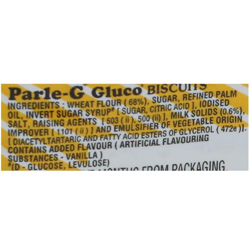Parle Gluco Biscuits - Parle-G, 130 g Pouch