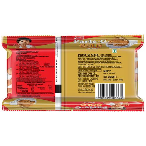 Parle Biscuits - Gluco Gold, 100 g Pouch