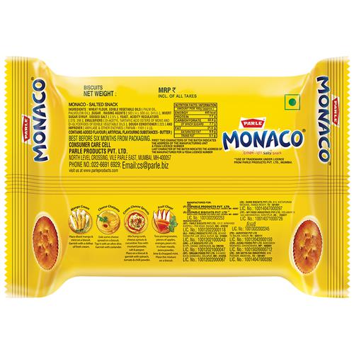 Parle Biscuits - Monaco Salted Snack, 66.7 g