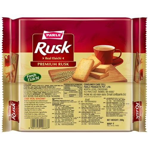 Parle Rusk - Real Elaichi, 200 g