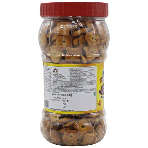 Bisk Farm Mast Jeera - The Spicy Jeera Biscuits, 200 g Bottle
