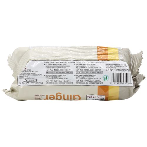 Bisk Farm Just Ginger - The Ginger Biscuit with Real Tang, 150 g Pouch