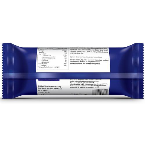 Unibic Cookies - Honey Oatmeal, 75 g Pouch