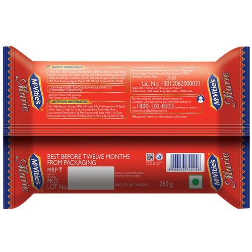 Mcvities Marie Biscuits, 250 g Pouch
