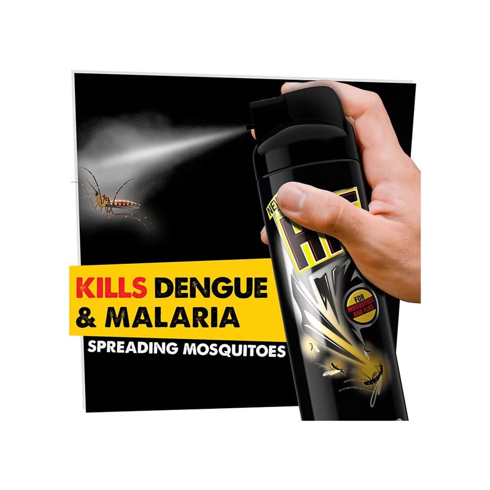 Hit Flies & Mosquitoes Black Insect Killer (Spray) 700 ml