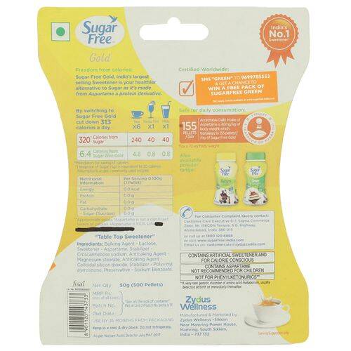 Sugar free Gold, 500 Pellets
