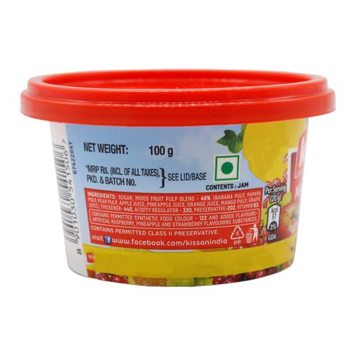 Kissan Mixed Fruit Jam, 100 g Box