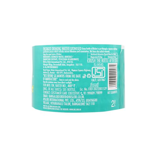 Bisleri  Mineral Water , 2 L Can
