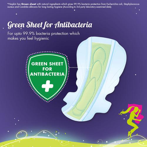 Sofy Antibacteria Overnight Pads - XXL, 10 pcs Pouch