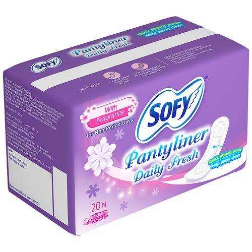 Sofy Daily Fresh Pantyliner, 20 pcs