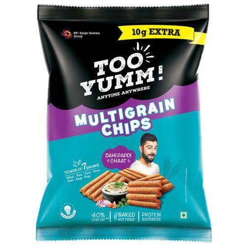 Too Yumm! Multigrain Chips - Dahi Papdi Chaat, 75 g