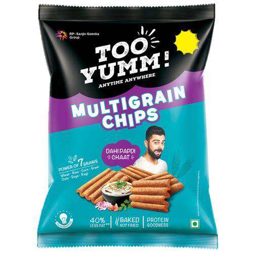 Too Yumm! Multigrain Chips - Dahi Papdi Chaat, 21 g