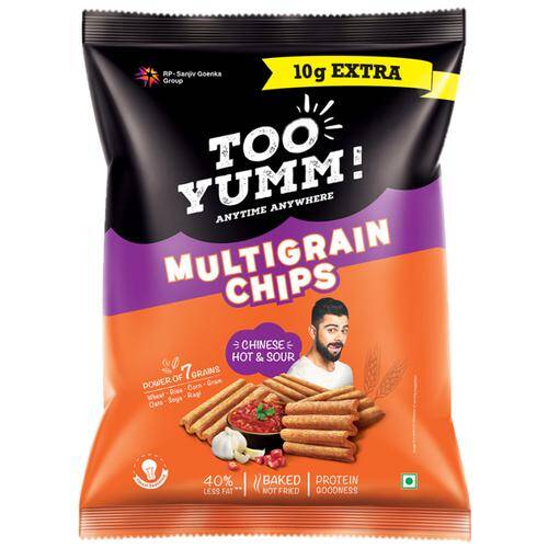 Too Yumm! Multigrain Chips - Chinese Hot & Sour, 72 g Get 10 gm Free