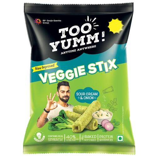 Too Yumm! Veggie Stix - Sour Cream & Onion, 26 g