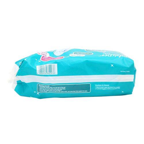 Whisper Sanitary Pads - Maxi Fit L Wings, 8 Pads