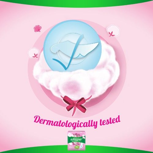 Whisper Sanitary Pads - XL, Ultra Soft, 7 pcs