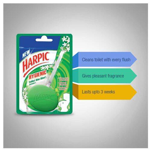 Harpic Hygienic Toilet Rim Block - Jasmine, 26 g