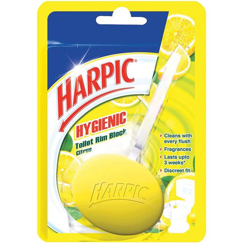 Harpic Hygienic Toilet Rim Block - Citrus, 26 g