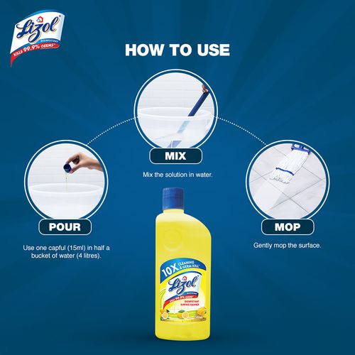 Lizol Disinfectant Surface Cleaner - Citrus, 500 ml