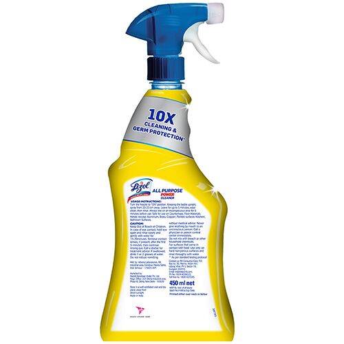 Lizol All Purpose Cleaner - Power, Trigger, 450 ml