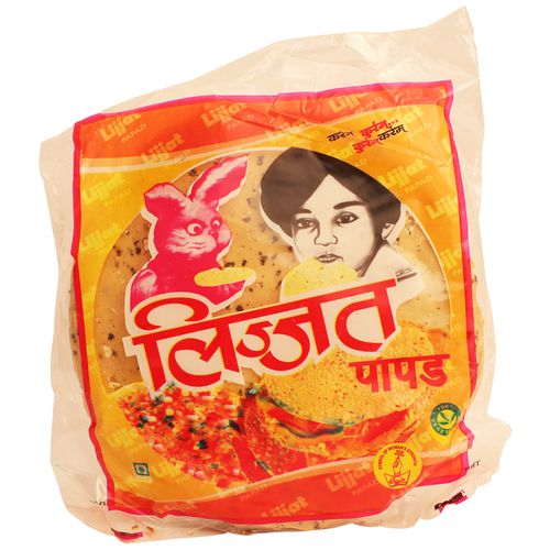 Lijjat Papad - Punjabi Masala, 200 g Pouch