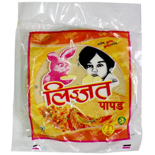 Lijjat Papad - Urad, 200 g Pouch