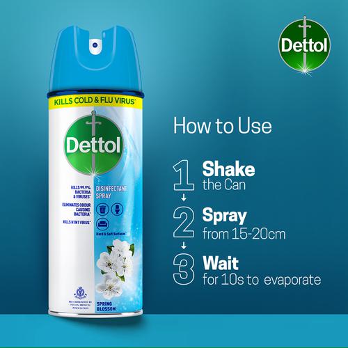 Dettol Multi-Purpose Disinfectant Spray - Spring Blossom, 170 g