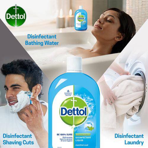 Dettol Disinfectant Cleaner Multi-Purpose Liquid - Menthol Cool, 200 ml