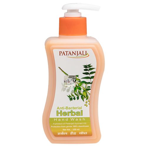 Patanjali Herbal Handwash - Anti Bacterial, 250 ml
