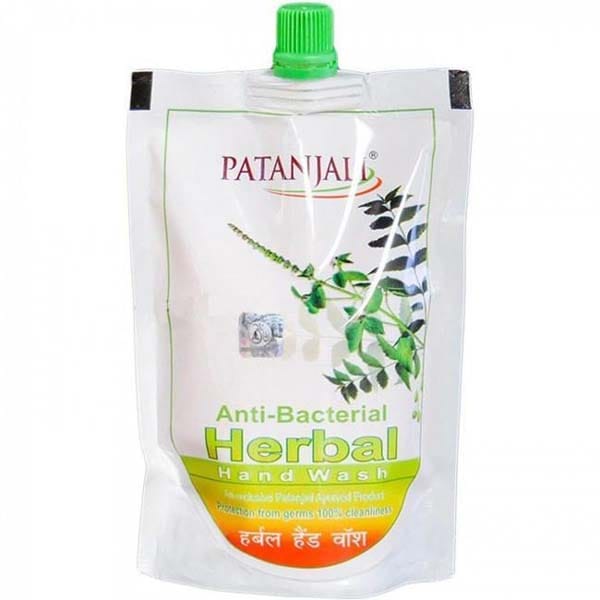 Patanjali Herbal Handwash - Anti Bacterial, Refill 200 ml