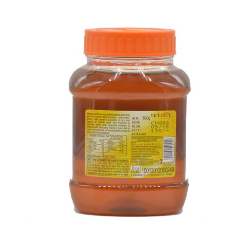 Patanjali Honey, 500 g Bottle