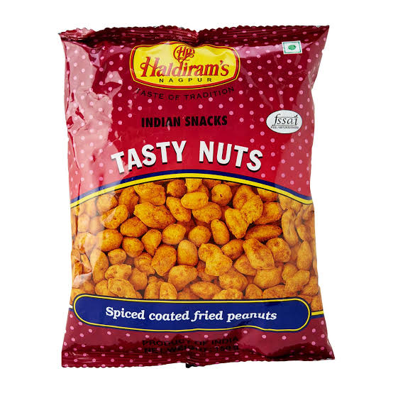 Haldirams Namkeen - Tasty Nuts, 200 g Pouch