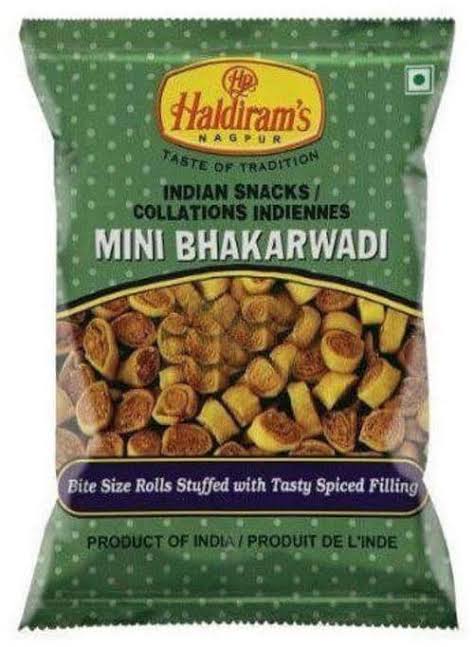 Haldirams Namkeen - Mini Bhakarwadi, 200 g Pouch