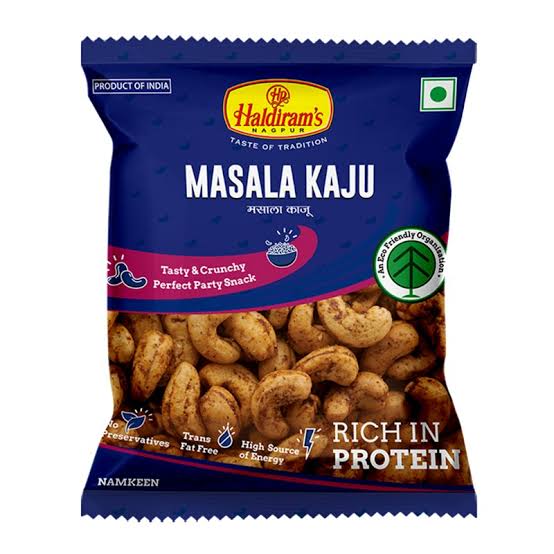 Haldiram Namkeen - Masala Kaju, 35 g Pouch