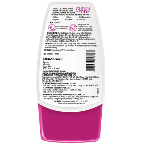 Clean And Dry Clean And Dry Wash, 90 ml