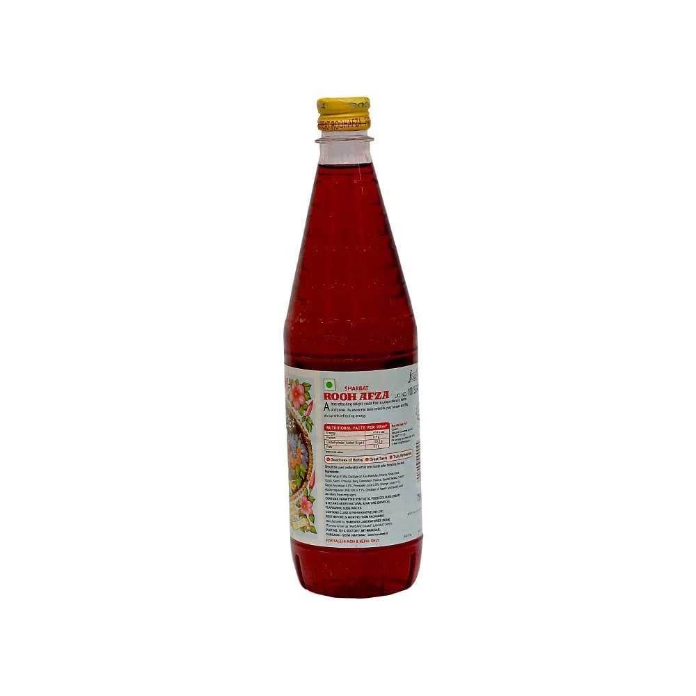 Hamdard Rooh Afza Sharbat Rose 750 ml (Bottle)