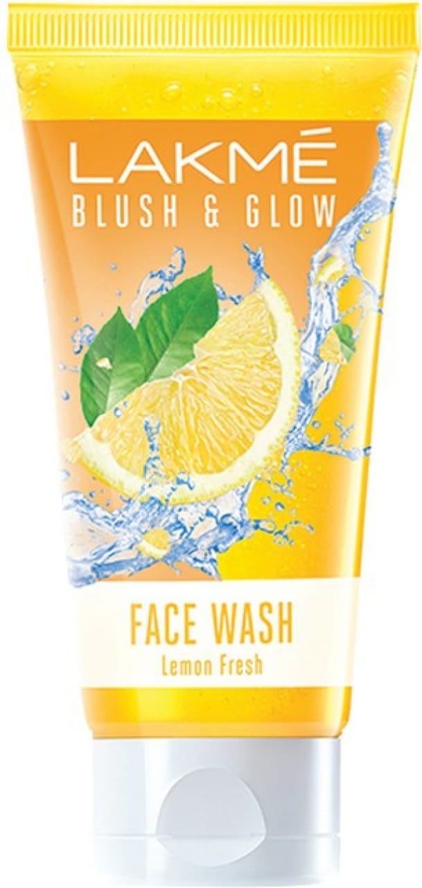 Lakme Blush and Glow Lemon Fresh Facewash, 100g