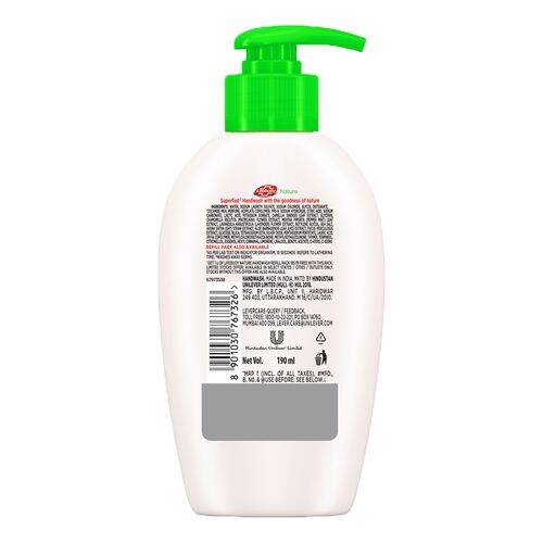 Lifebuoy Nature - Germ Protection Handwash, 190 ml (Get 185 ml Refill Pouch Free)