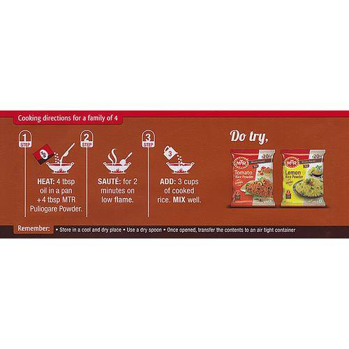 MTR Masala - Puliogare Powder, 200 g Pouch